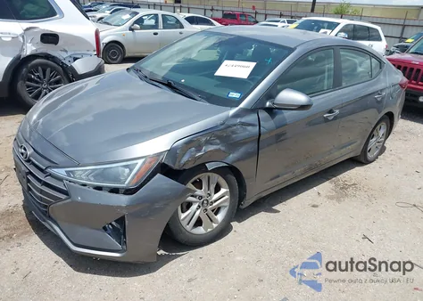 2019 Hyundai Elantra Sel from USA, damaged, VIN 5NPD84LF1KH428490